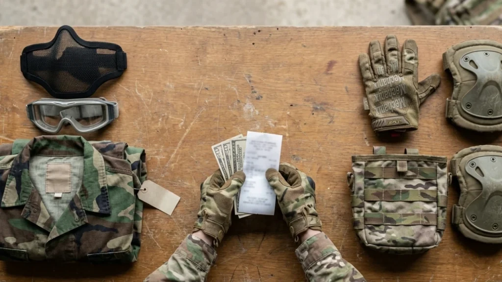 必要なものと費用を整理する写真